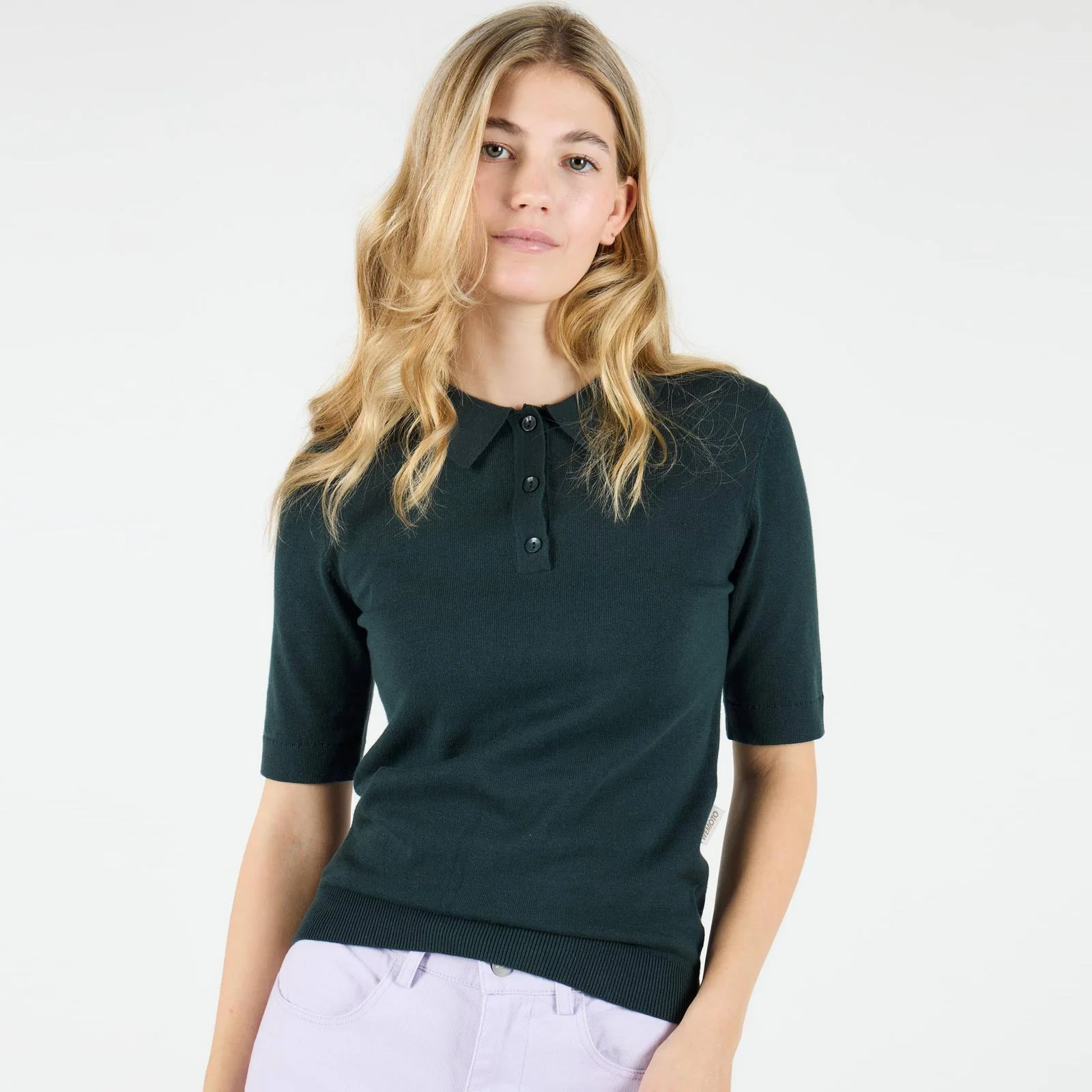 WeFeli Short Sleeve Jumper dark green